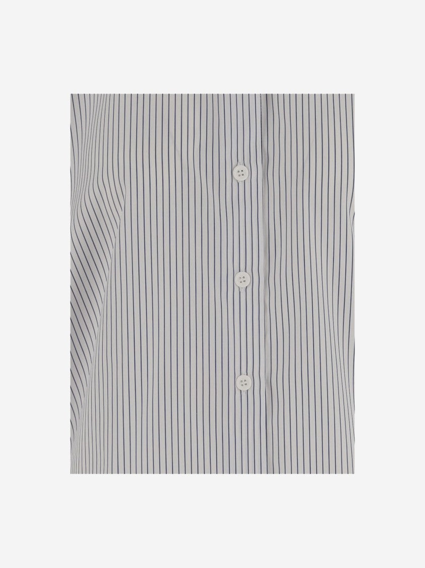 Niccolò Pasqualetti Douglas Cotton Shirt With Striped Pattern