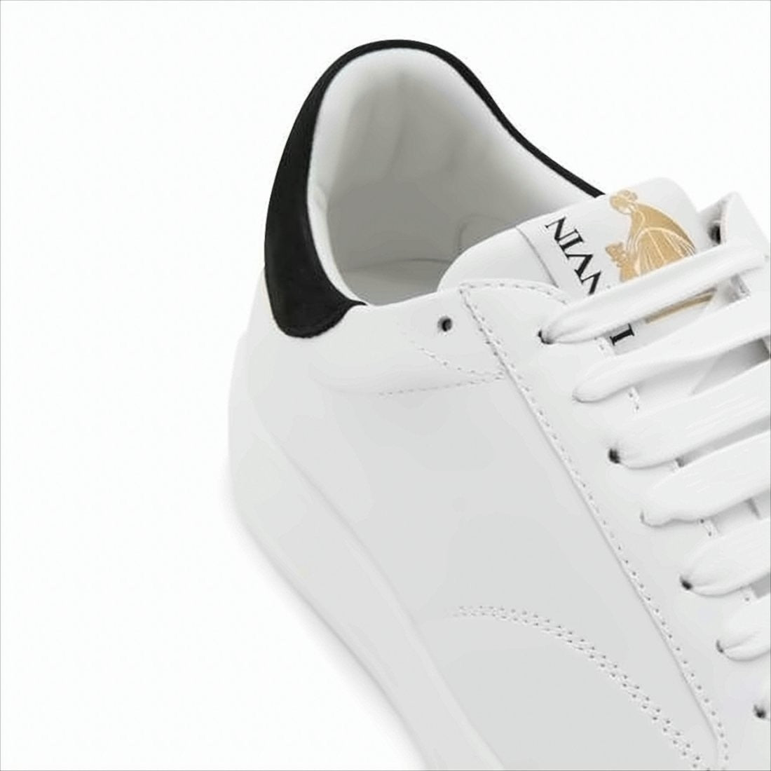 Lanvin Low-Top Sneaker In Smooth Calf Leather