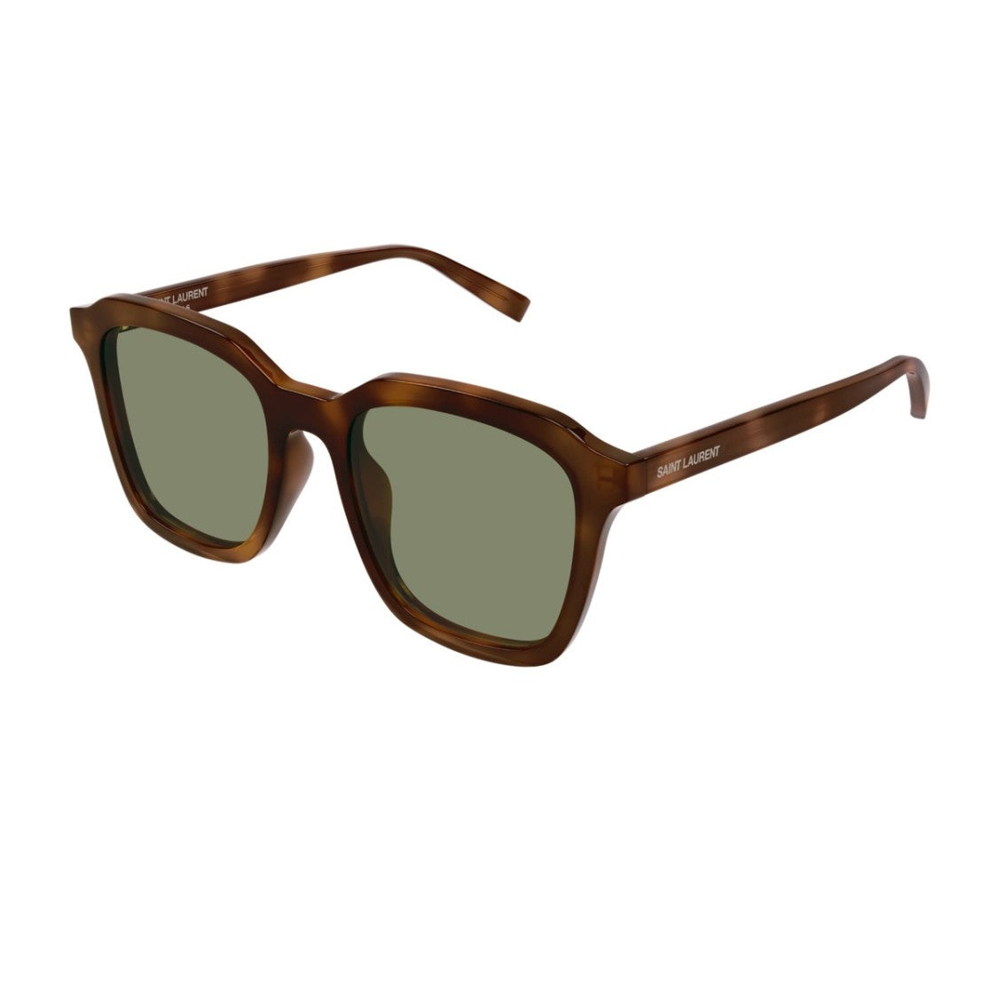 Saint Laurent Havana Sl 457 Acetate Square Sunglasses