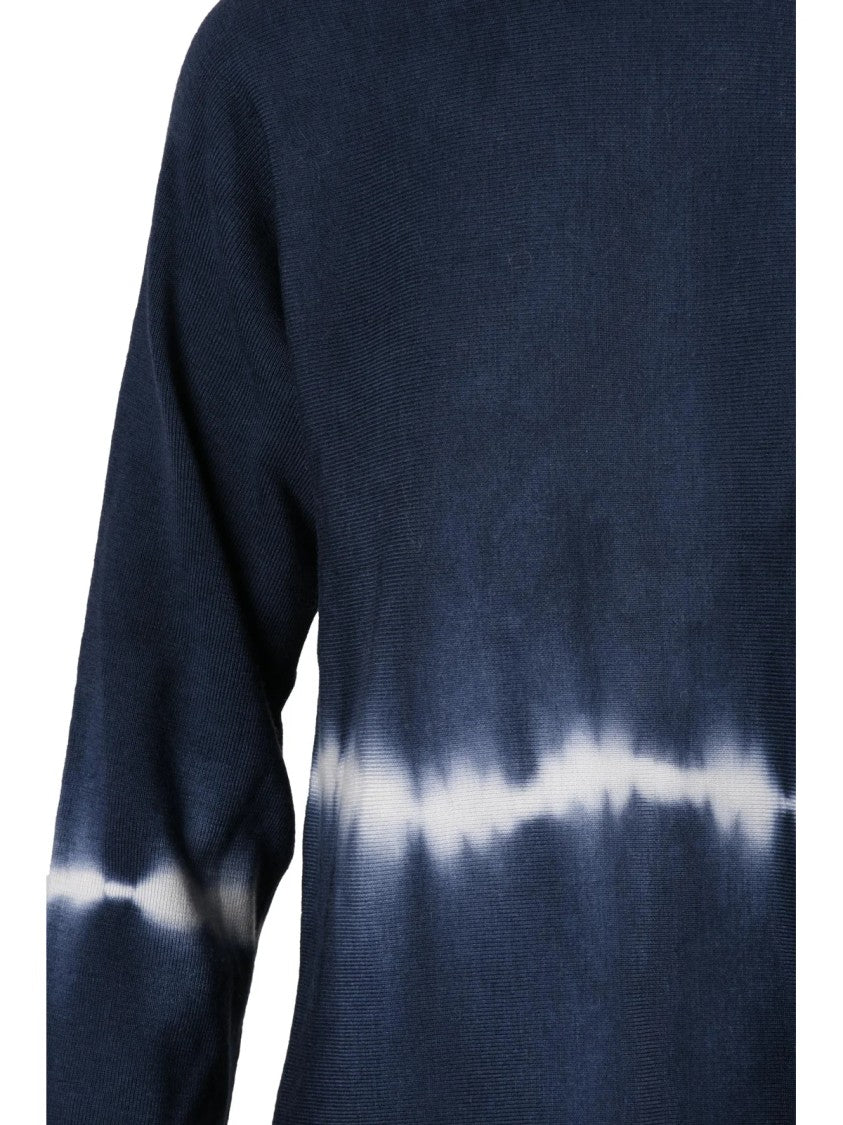Archivio B Extrafine Merino Wool Sweater With Tie-Dye Pattern