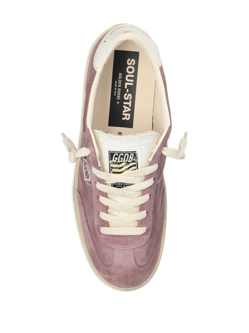 Golden Goose Amethyst Purple Suede Panelled Sneakers
