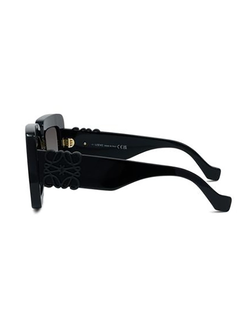 Loewe Black Lw40176u Rectangular Thick Sunglasses