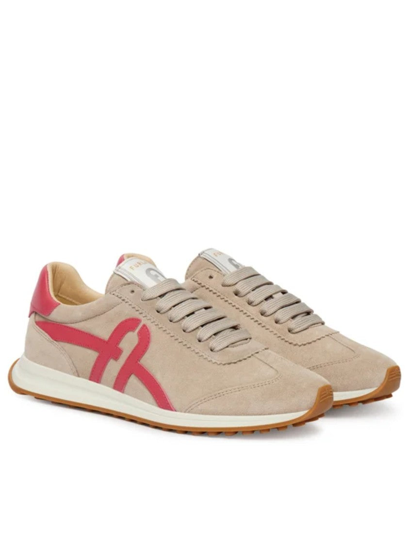 Furla Retro Retro Linen Flax Minimalist Sneakers