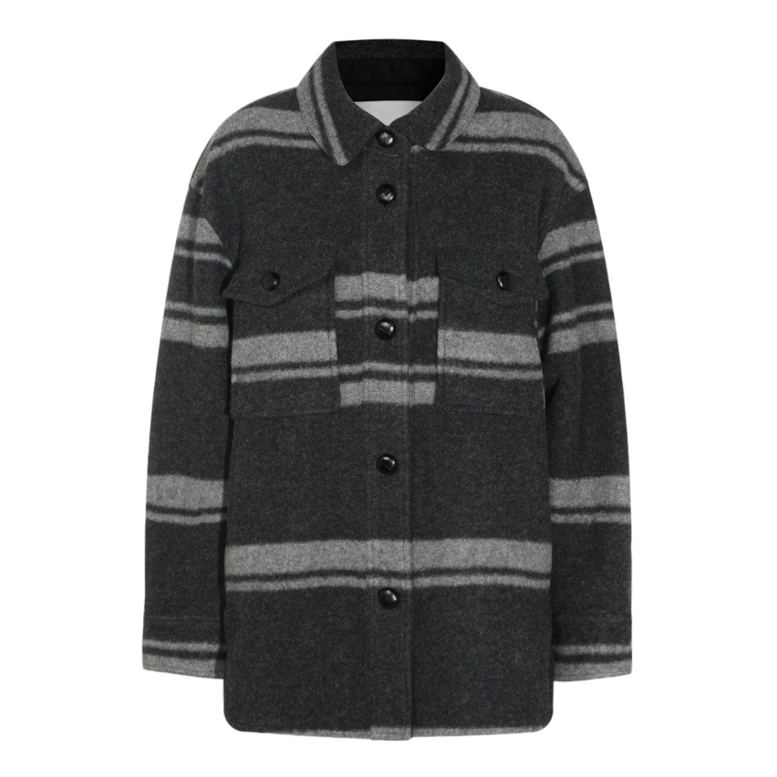 Isabel Marant Étoile Horizontal Stripe Button-Down Shirt