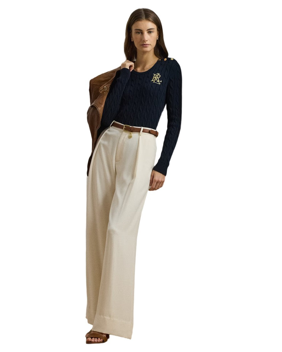 Lauren Ralph Lauren Long Sleeve Cable Knit Pullover