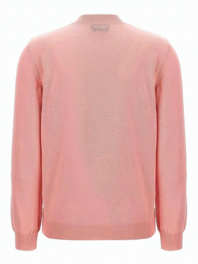 A.P.C. Lightweight V-Neck Cardigan With Embroidered Logo