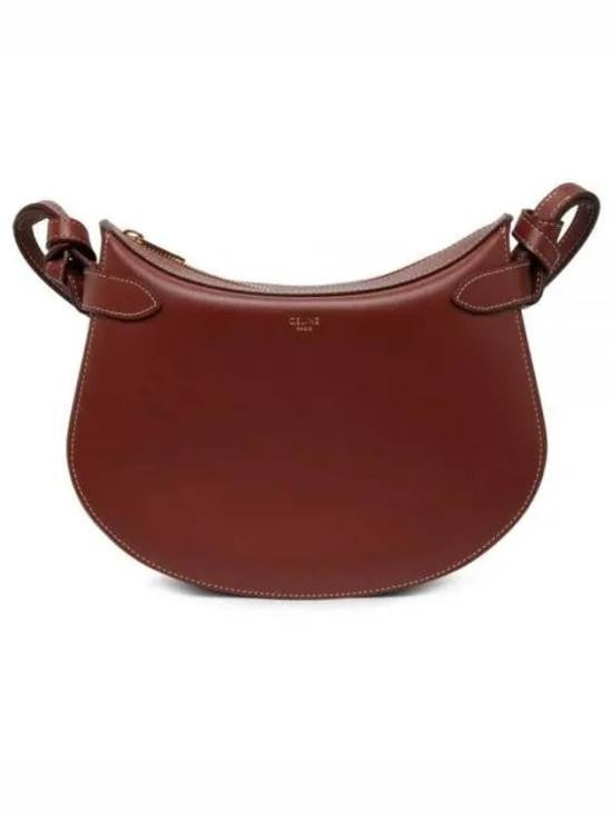 Celine Crescent-Shaped Crossbody Bag With Adjustable Strap