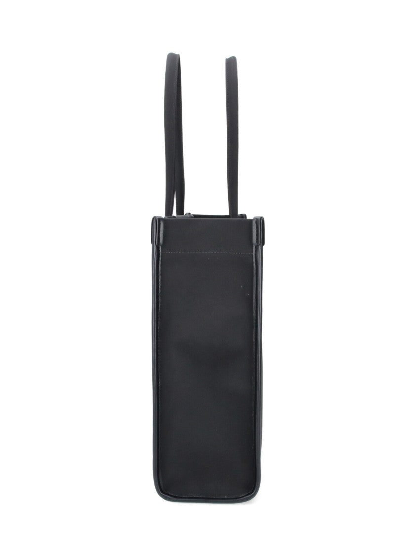 Vivienne Westwood Black Troy Fabric Tote Bag