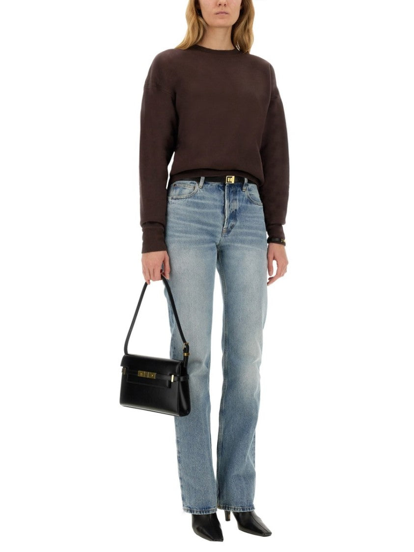 Saint Laurent Regular Fit Cotton Sweatshirt