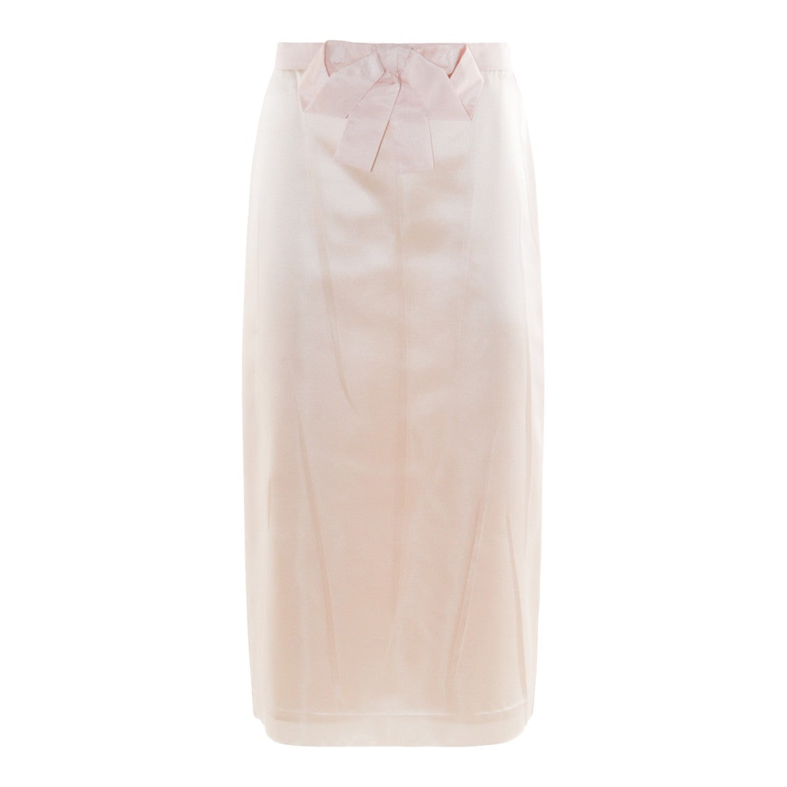 Valentino Champagne Silk Skirt