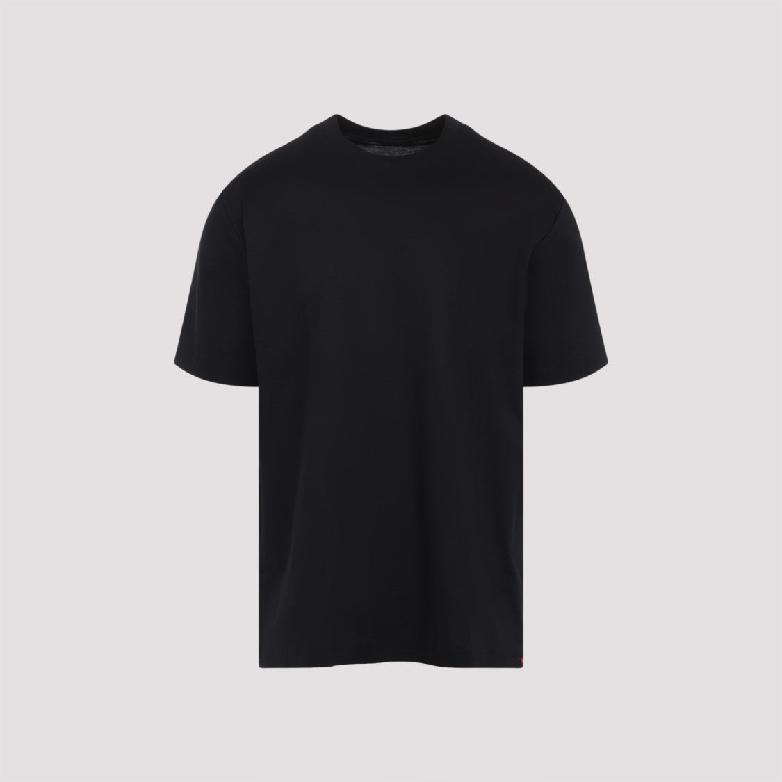 Kiton Classic Crew Neck Black Cotton T-Shirt