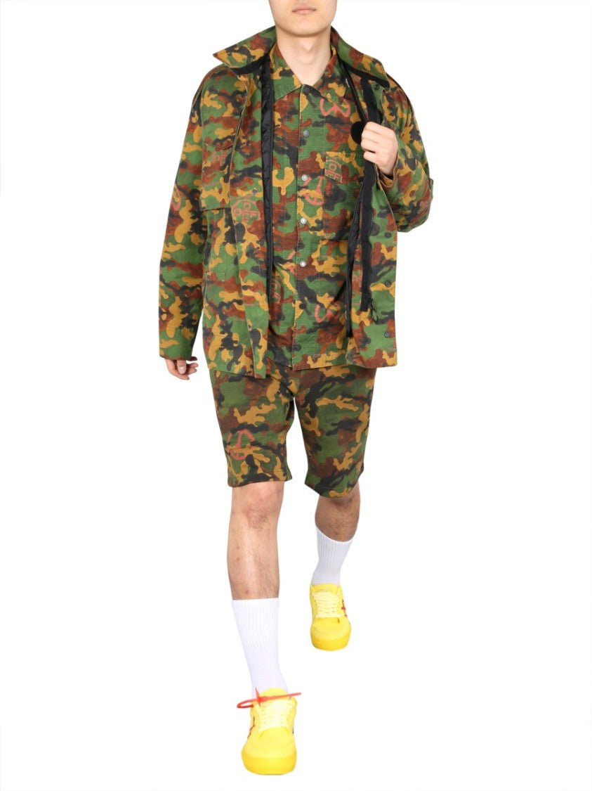 Off-White Bold Camouflage Padded Jacket