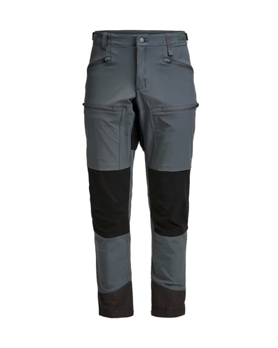 Lundhags Two-Tone Straight Pants With Reinforced Knee Patches