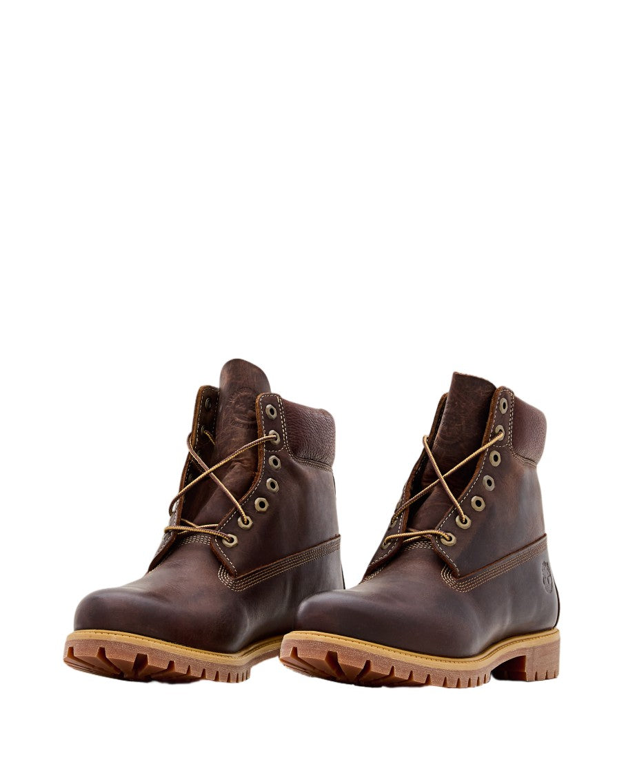 Timberland Durable Lace-Up Waterproof Boot With Padded Collar