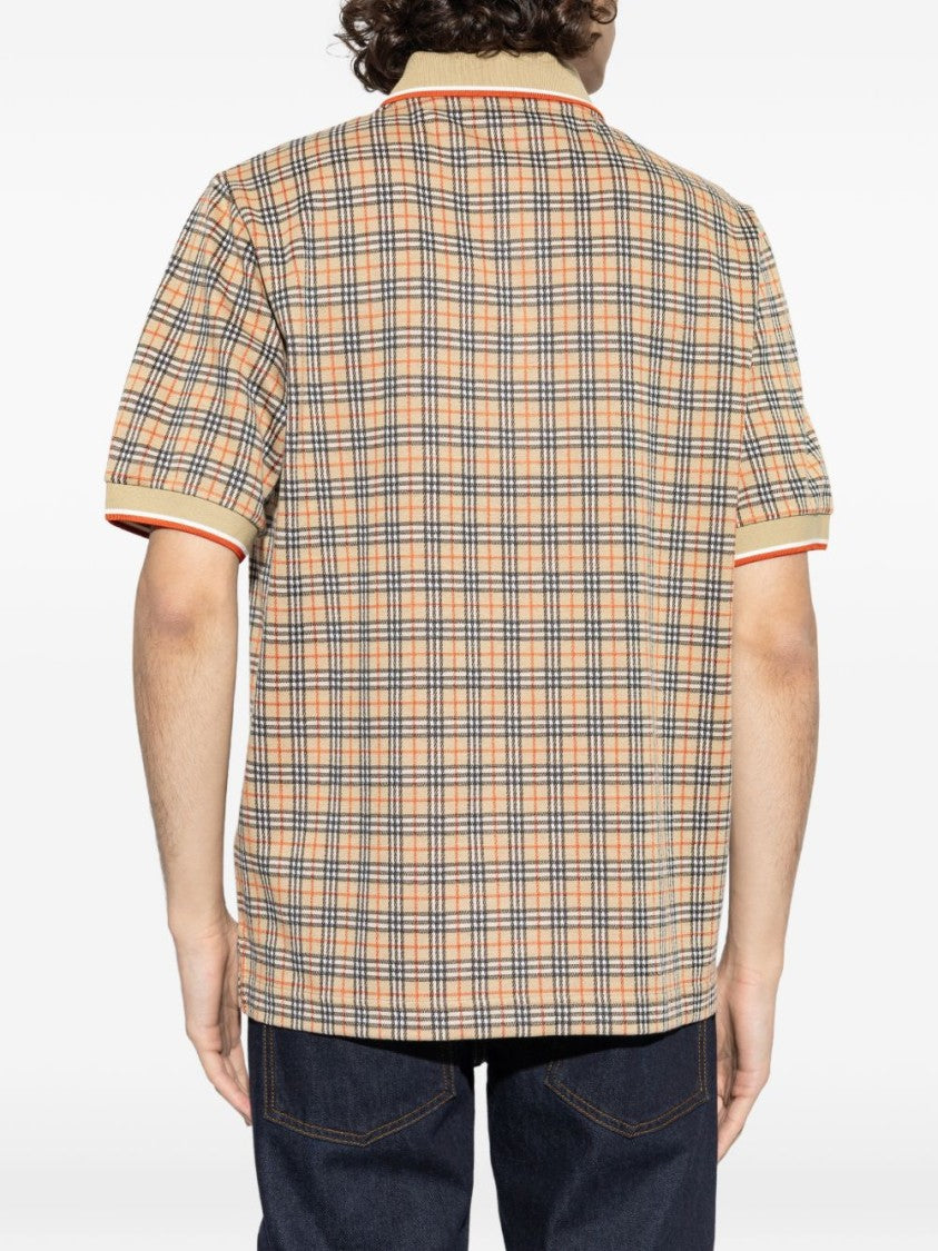 Burberry Classic Check Pattern Polo Shirt