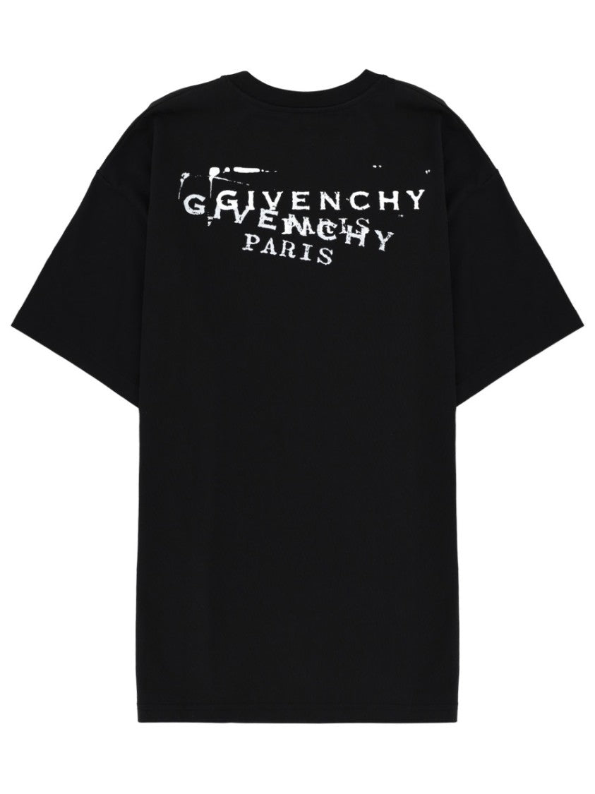 Givenchy Black Short-Sleeve Signature Logo T-Shirt