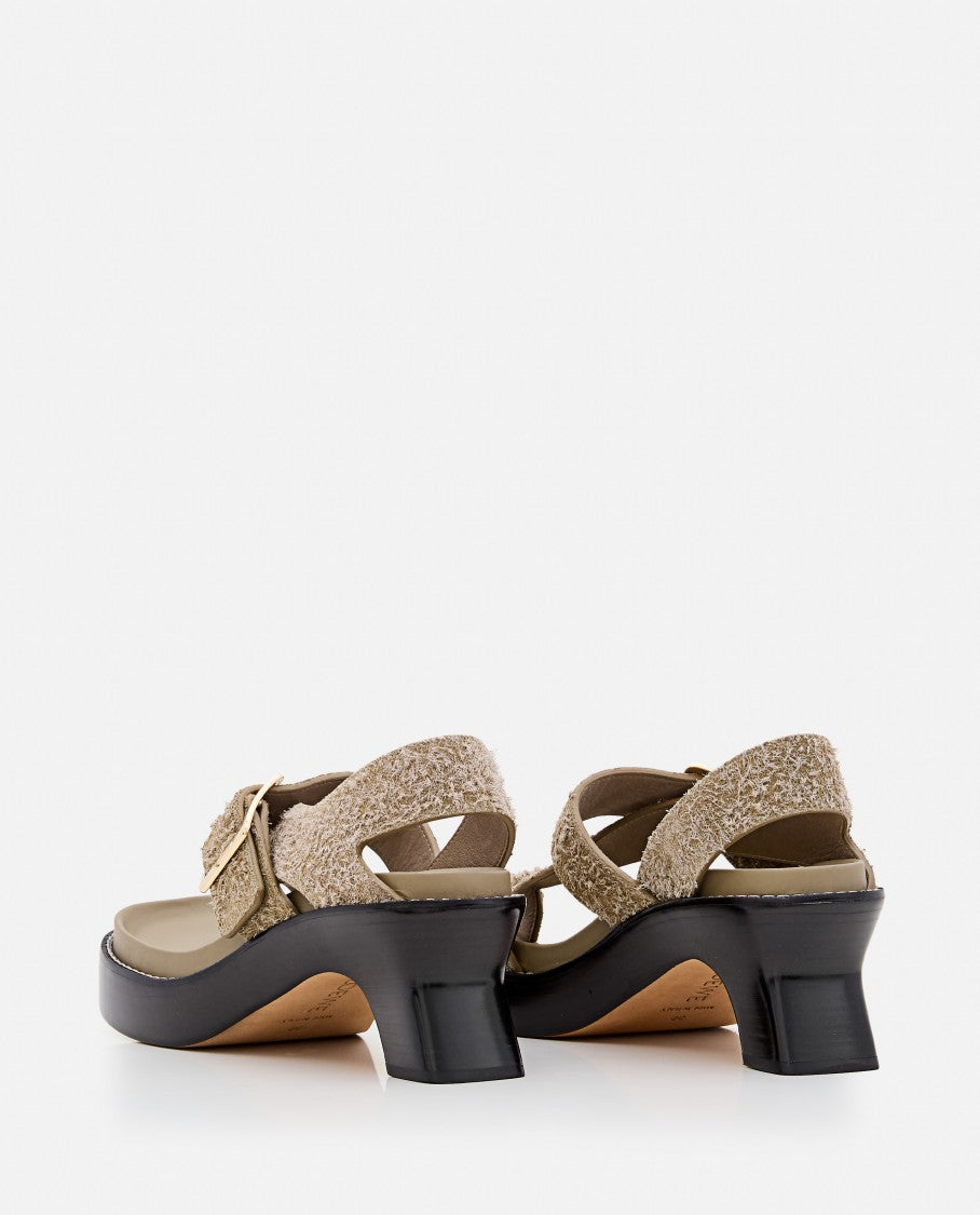Loewe Ease Heel Sandal 90