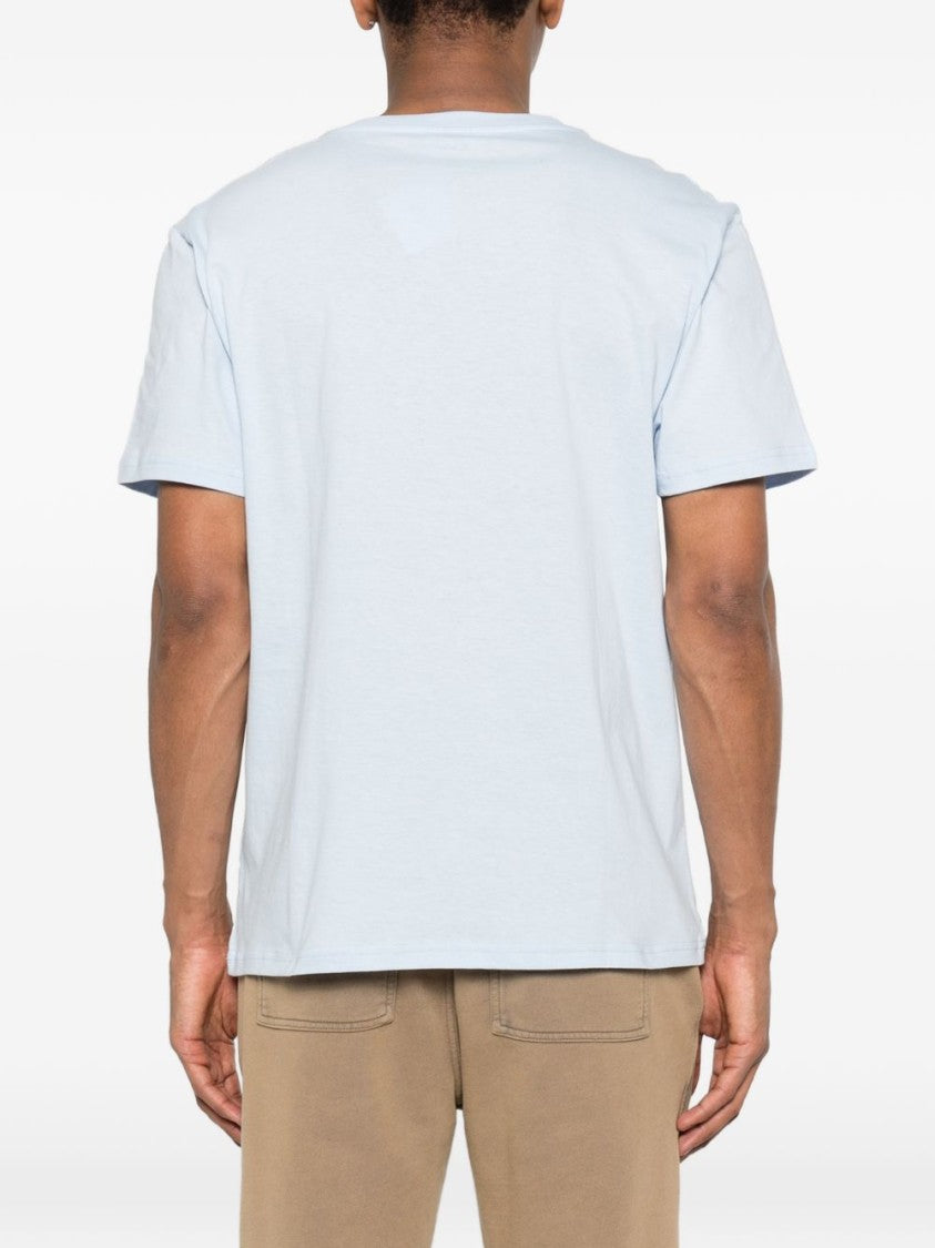 Moschino Light Blue Crew Neck T-Shirt
