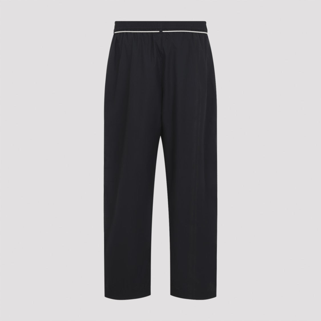 Mordecai Relaxed Fit Black Trousers With Pleated Front