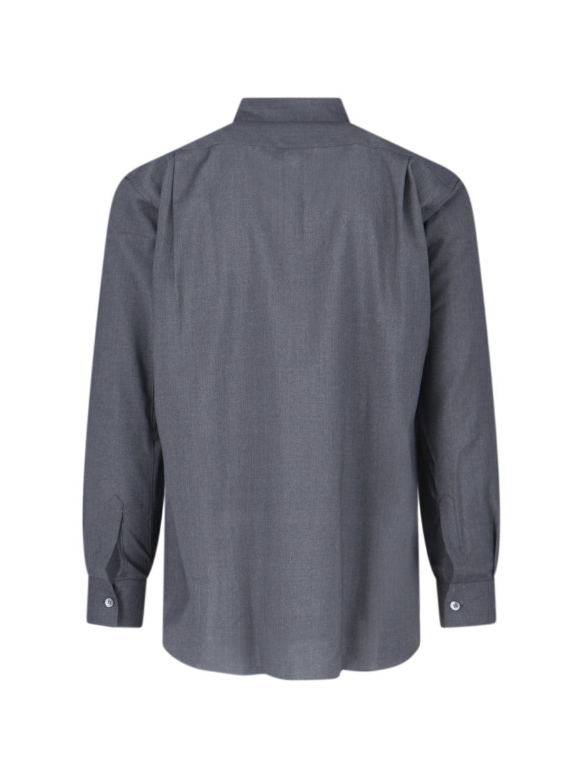 Comme Des Garçons Classic Wool Shirt – Grey