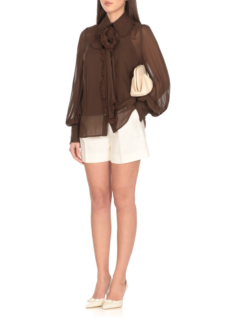 Zimmermann Brown Viscose Shirt