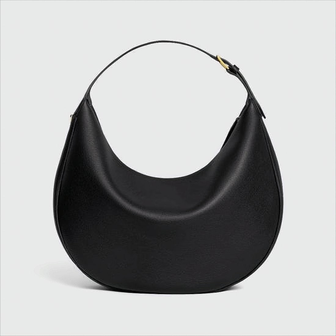 Celine Crescent-Shaped Shoulder Bag With Adjustable Strap