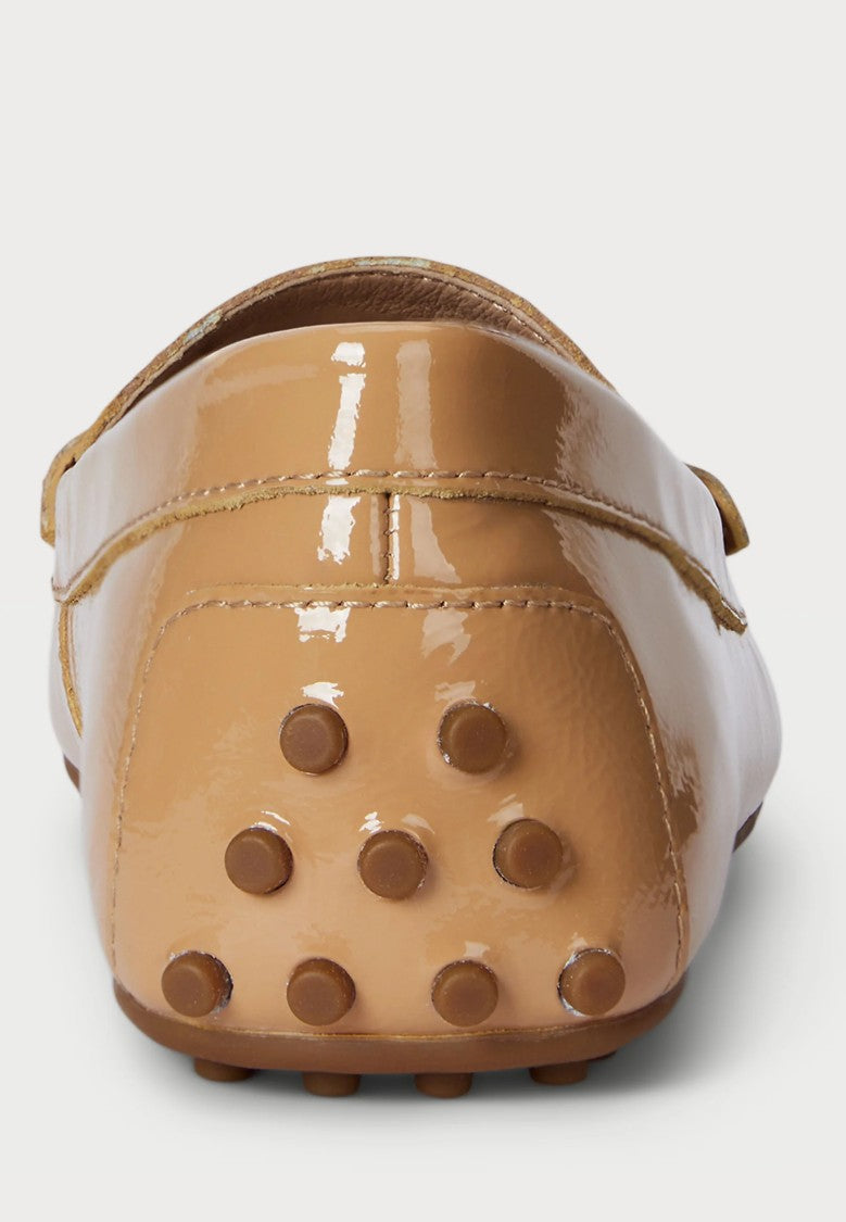 Lauren Ralph Lauren Natural Barnsbury Leather Driver Loafers