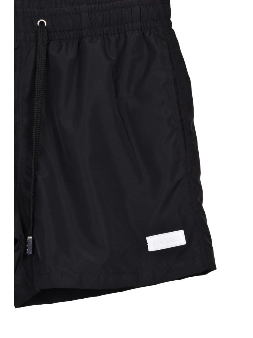 Les Hommes Les Hommes Swim Shorts - Black