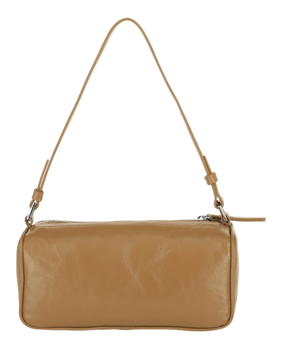 By Far Eva Creased Shoulder Bag