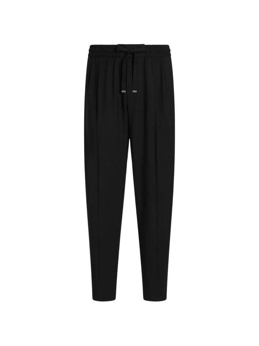 Dolce & Gabbana Stretch Wool Straight-Leg Pants