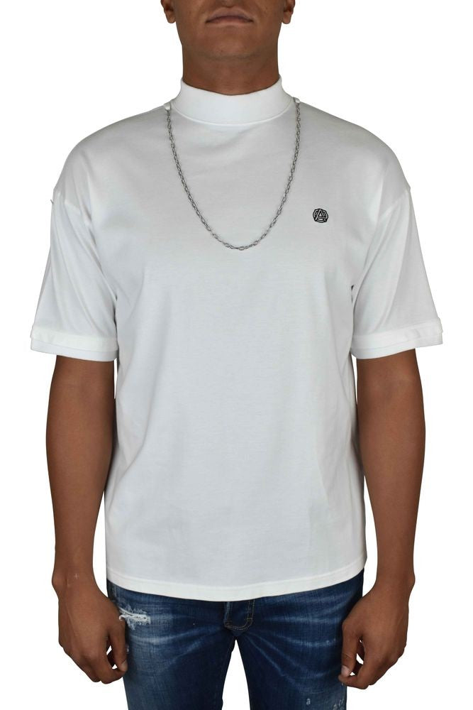 Ambush White T-Shirt With Chain Detail And Logo