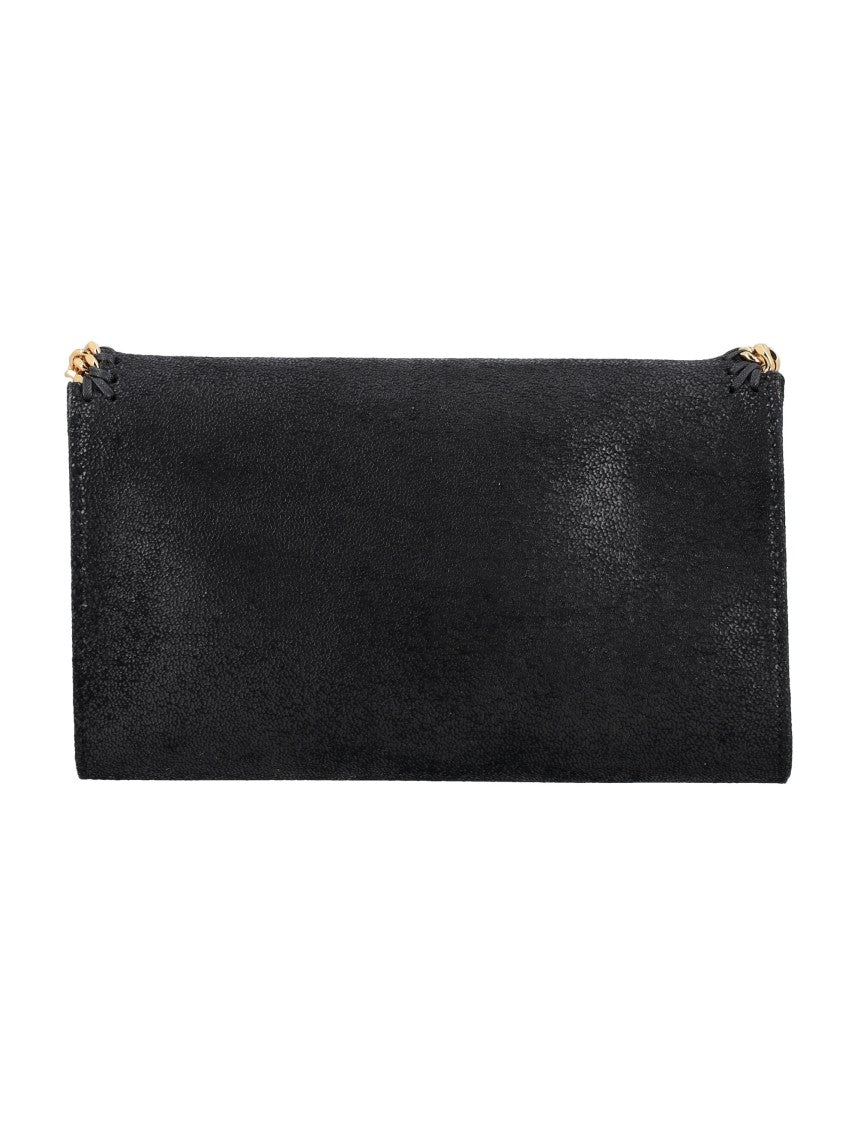 Stella Mccartney Black Falabella Wallet Chain