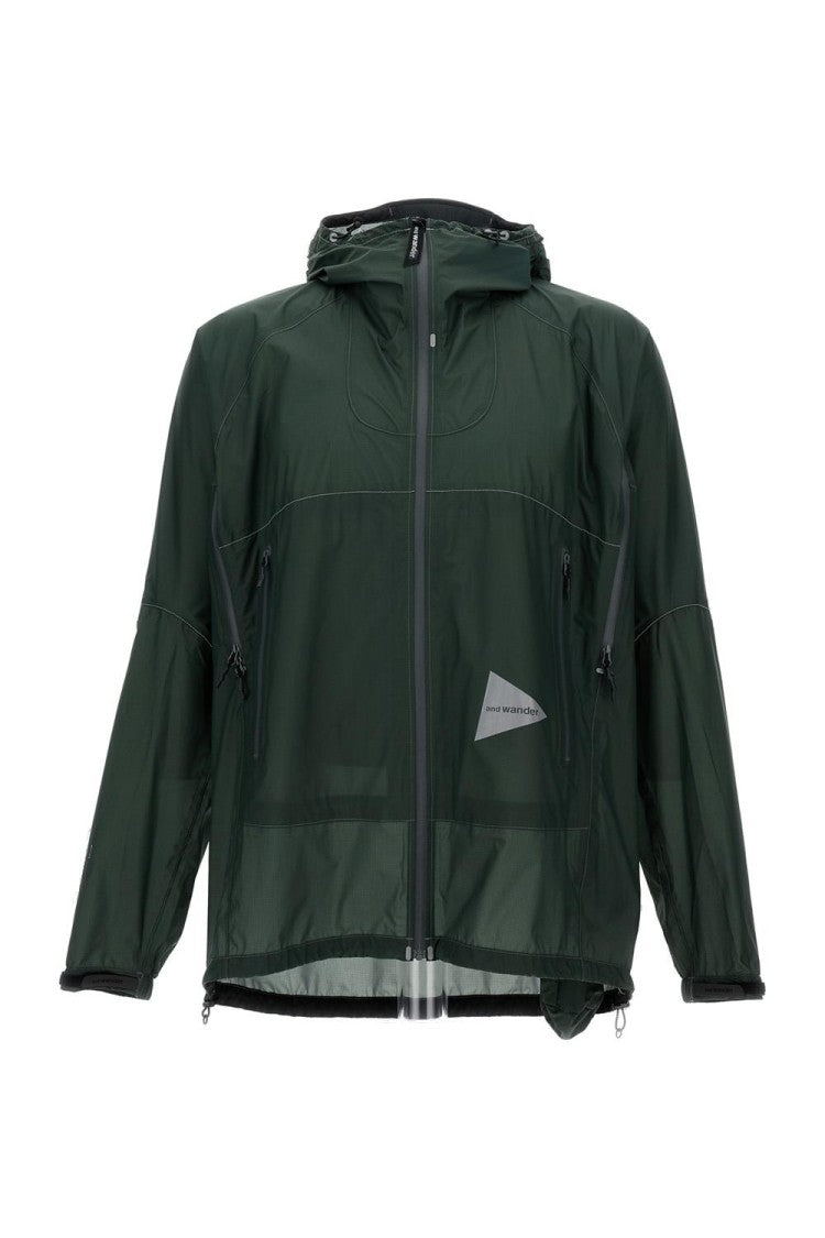 And Wander Functional Waterproof Jacket With Hood