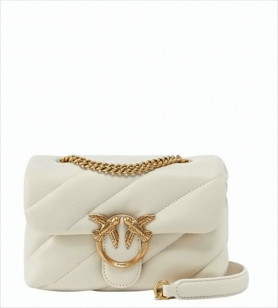 Pinko Mini Quilted Nappa Leather Shoulder Bag