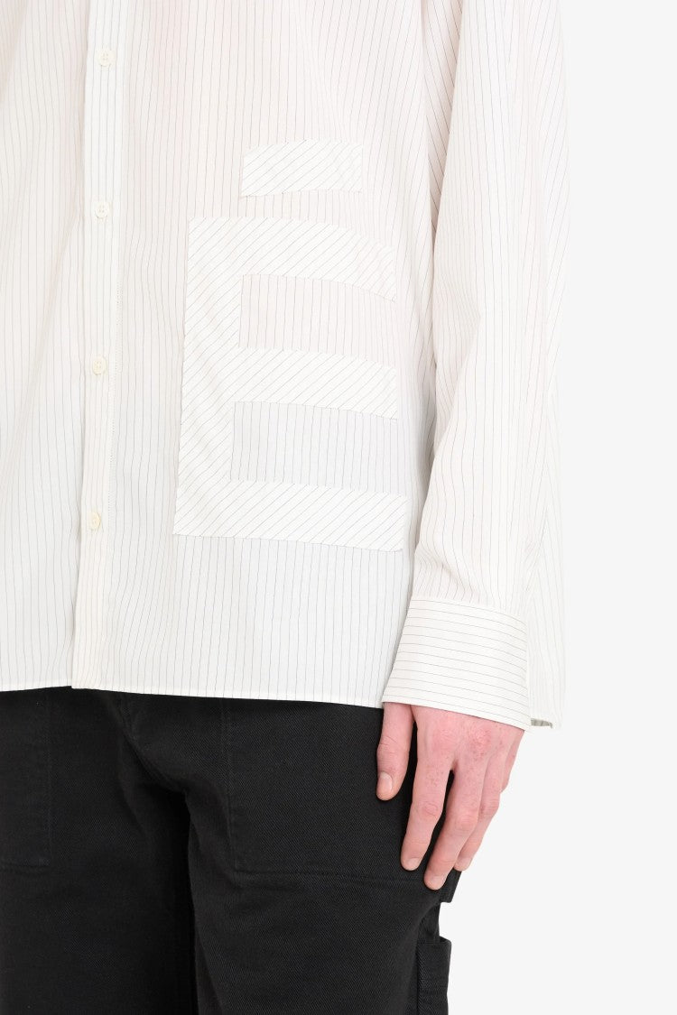 Études Studio Oversized Shirt With Striped Design