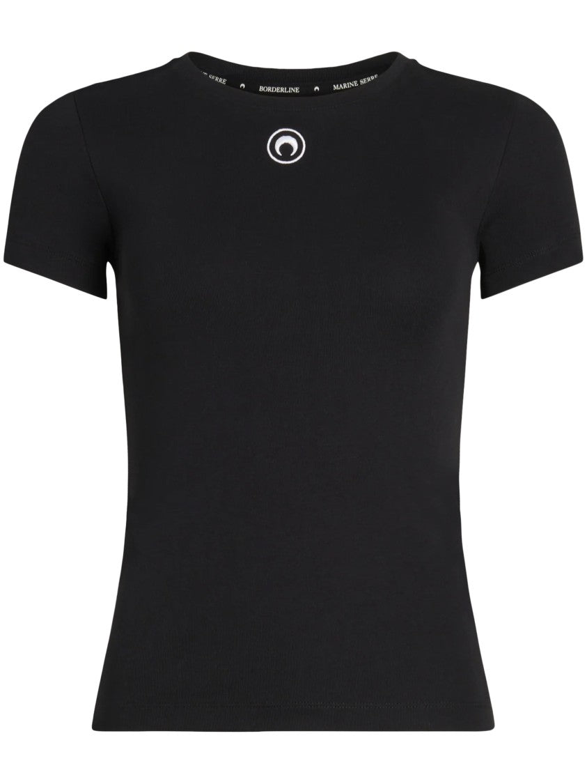 Marine Serre Fitted Baby Fit Jersey T-Shirt