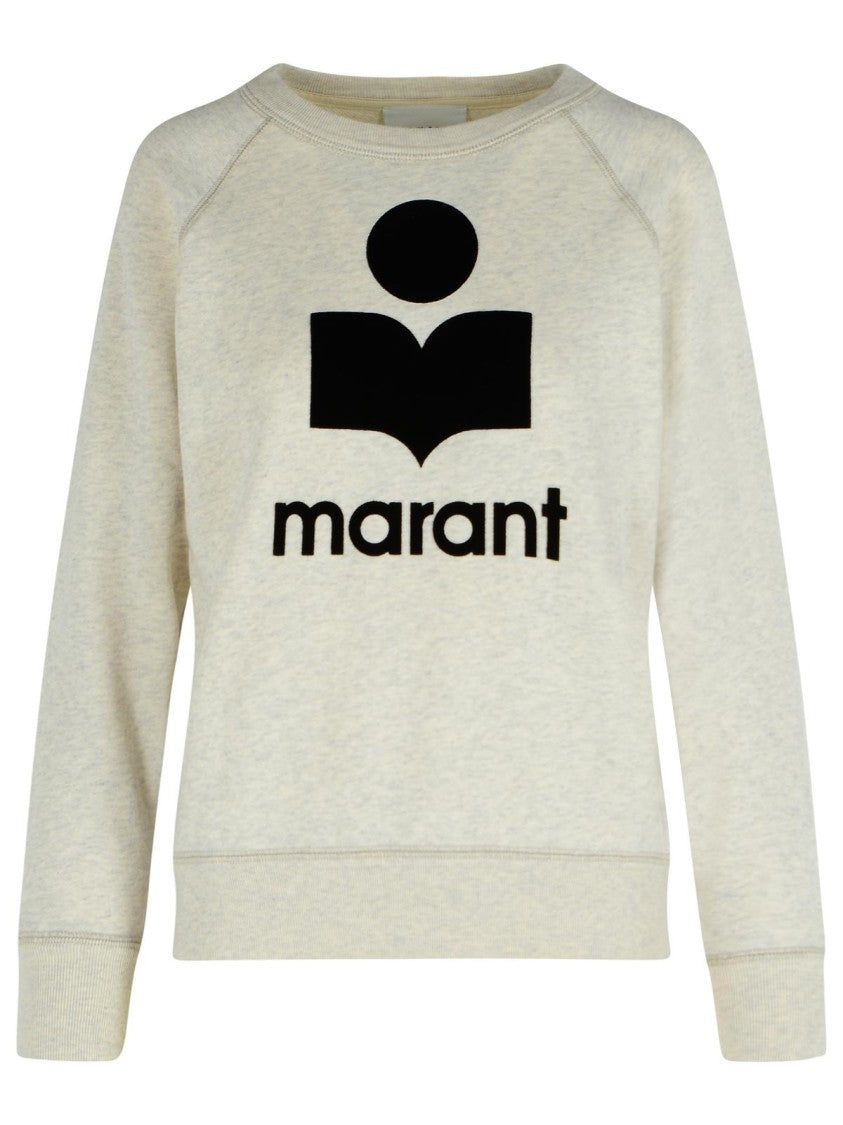 Isabel Marant Étoile Millyny' 'Ecru' Cotton Blend Sweatshirt
