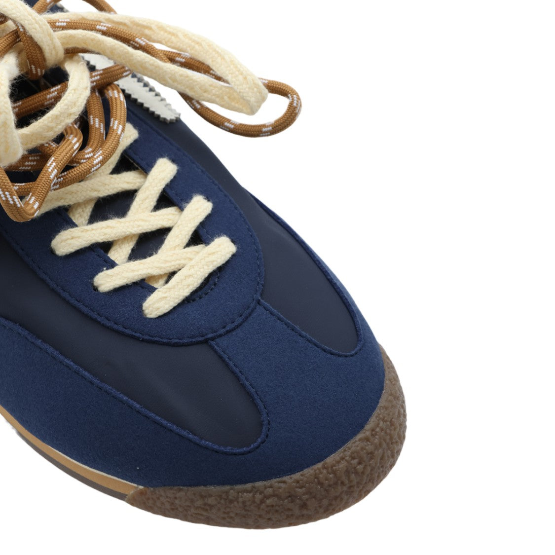 Puraai Navy Blue Zigzag Low-Profile Sneakers