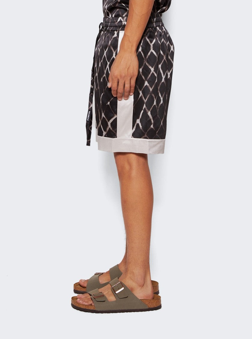 Nahmias Colorblock Swish Silk Shorts