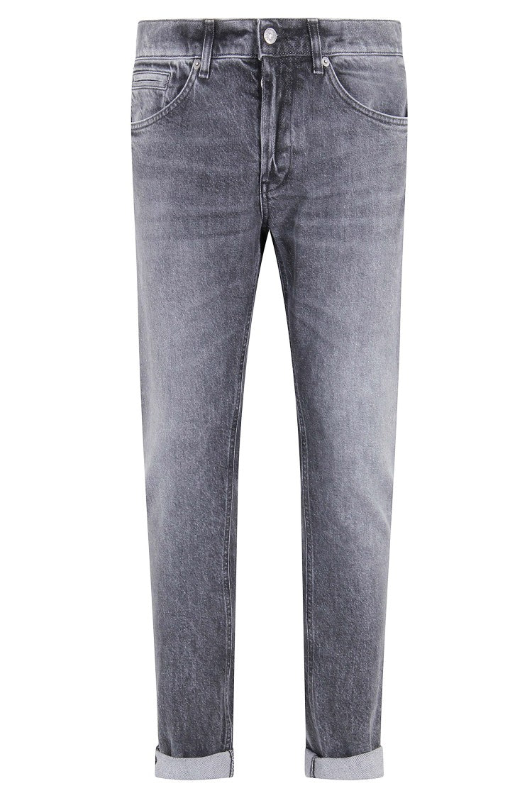 Dondup Slim-Fit Jeans With Faded Black Wash
