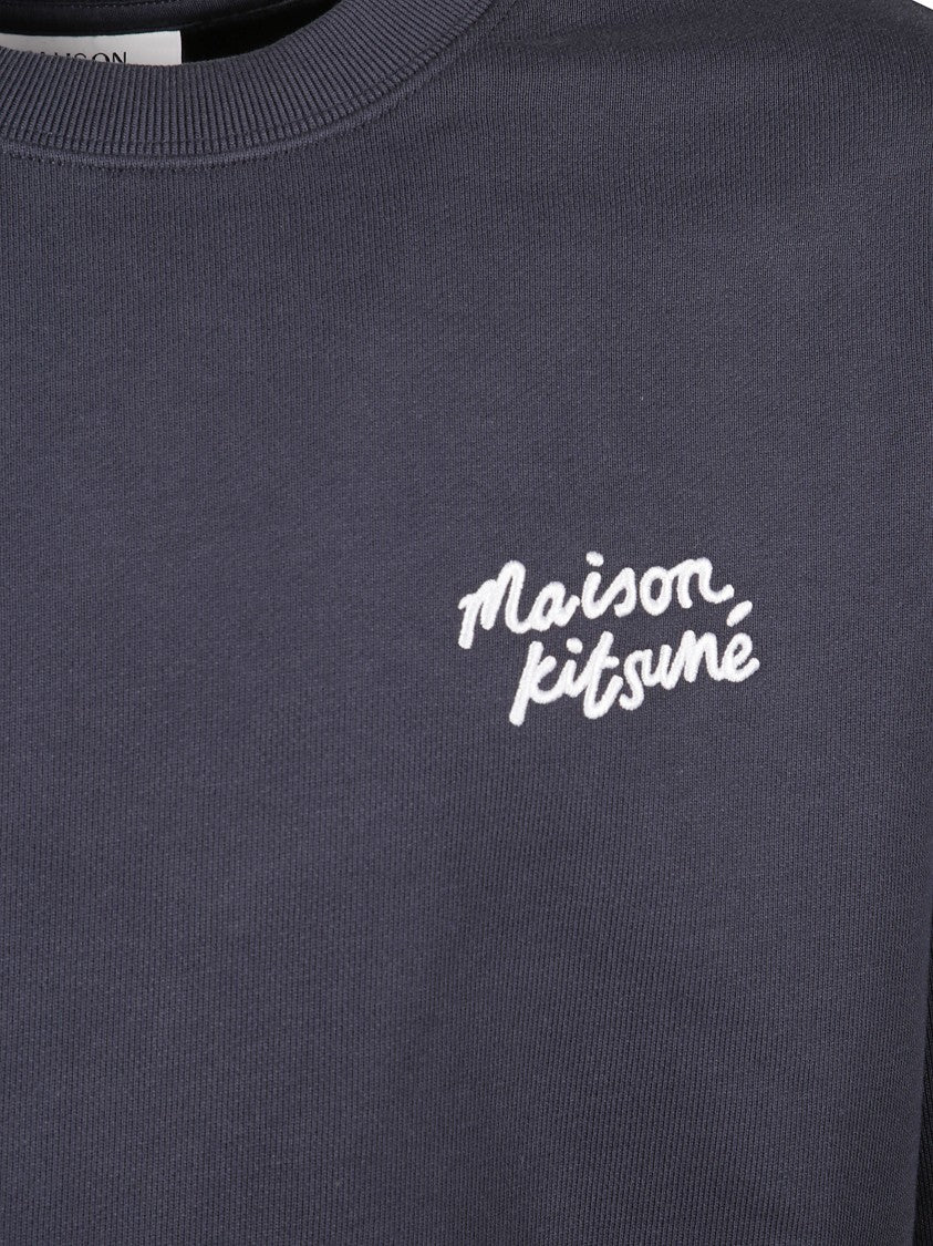 Maison Kitsuné Deep Blue Left Chest Sweatshirt