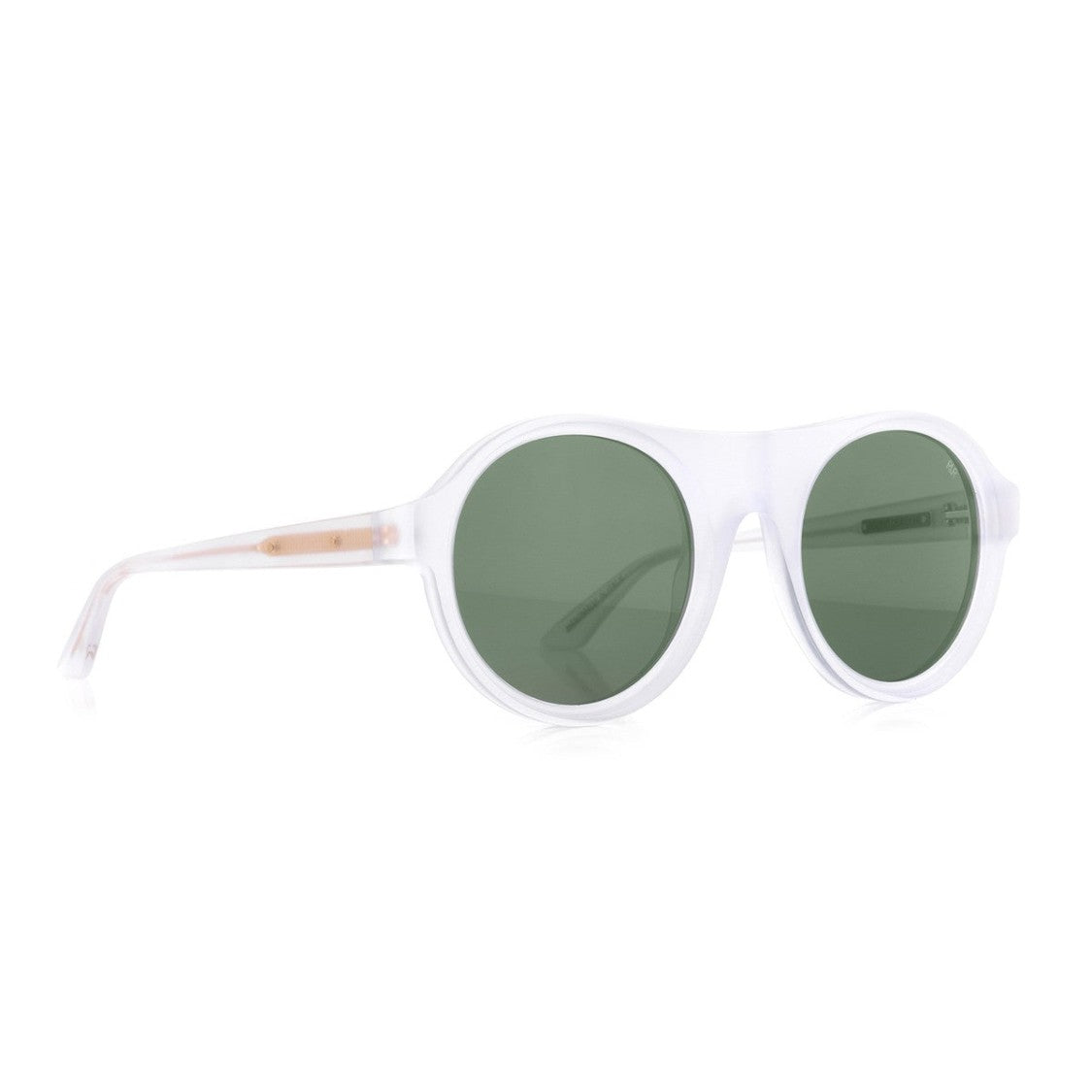Robert La Roche Transparent Rlr S300 Acetate Round Sunglasses