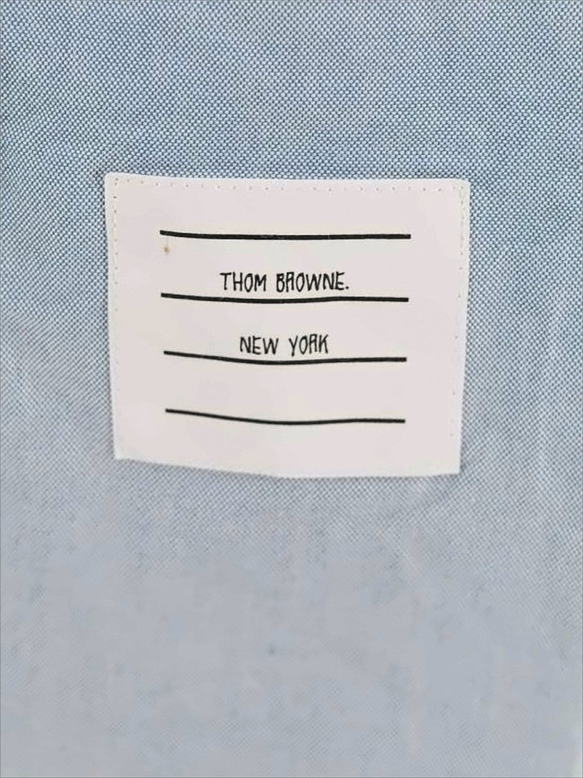 Thom Browne Cotton Midi Dress With Button-Down Front