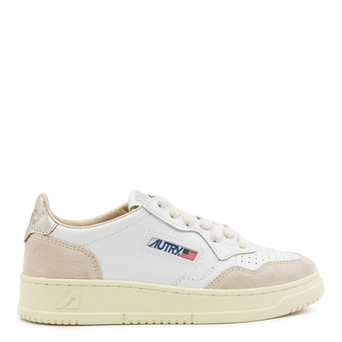 Autry White Leather Medalist Sneakers