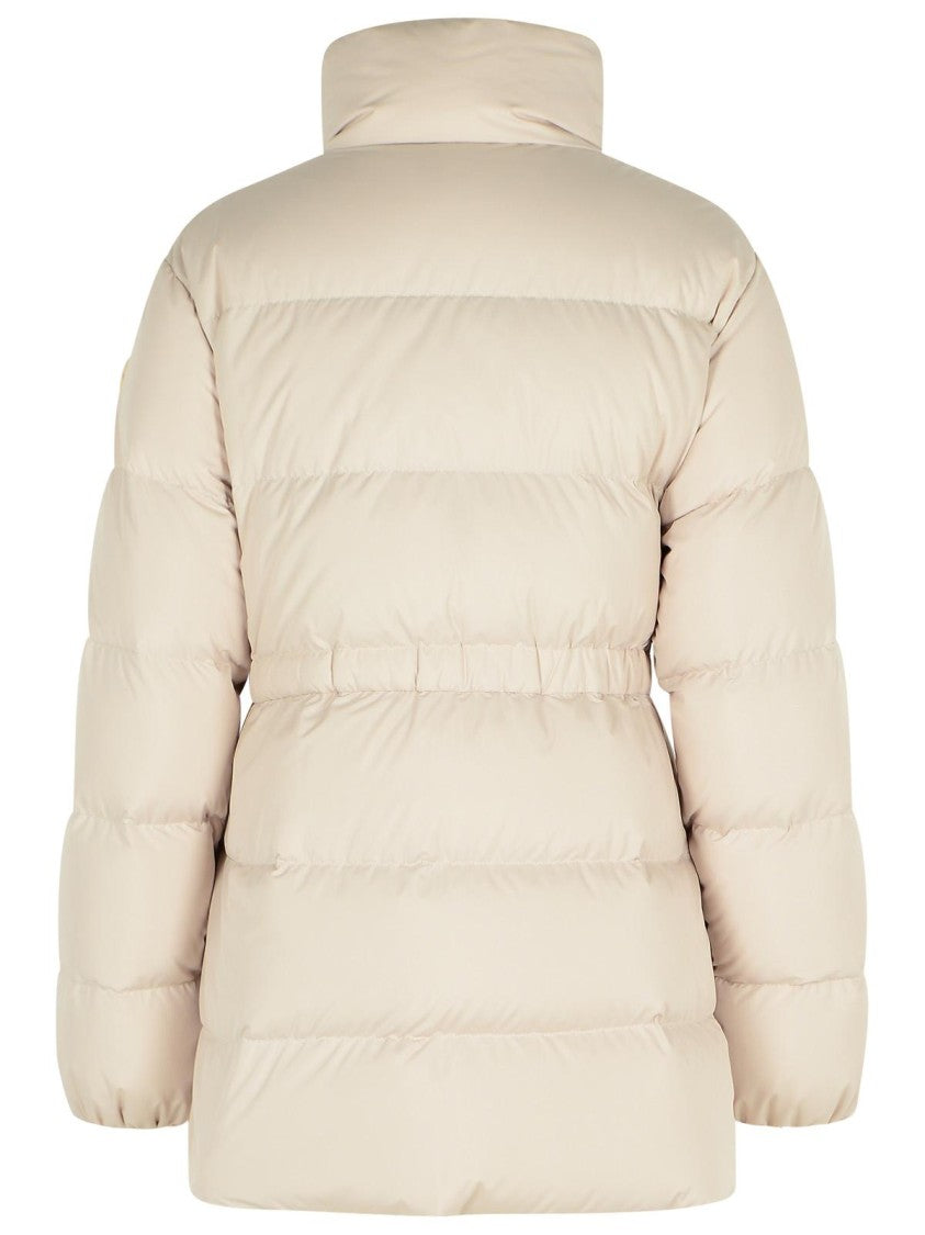 Moncler 'Brossette' Short Beige Polyester Down Jacket