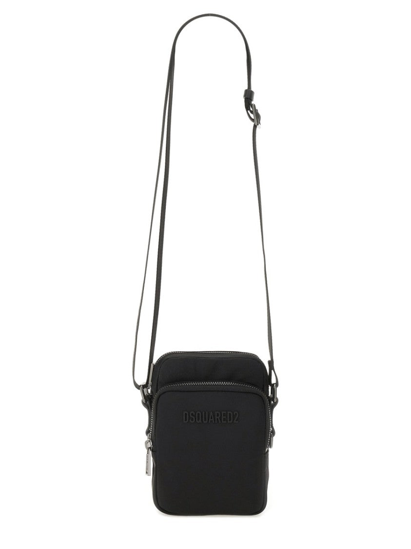 Dsquared2 Compact Shoulder Bag With Subtle Logo Embellishment
