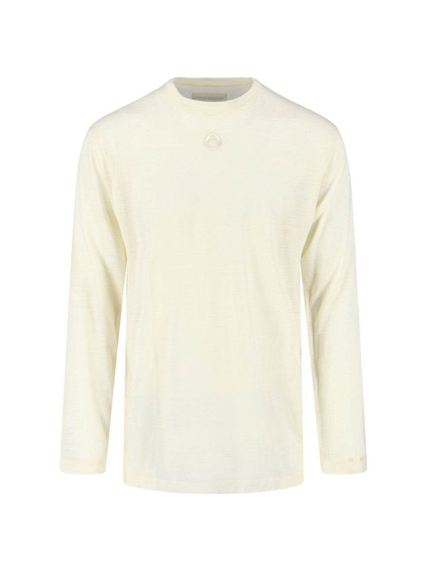 Marine Serre 2-Piece T-Shirt & Tank Top Set – White/Blue/Grey