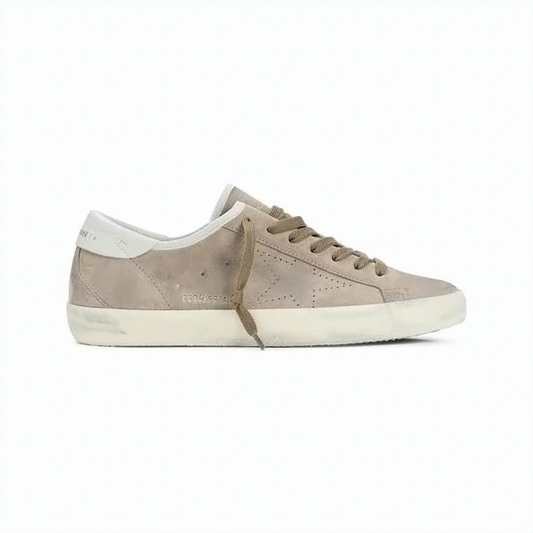 Golden Goose Low-Top Sneakers With Distressed Suede Upper And Vintage Aesthetic
