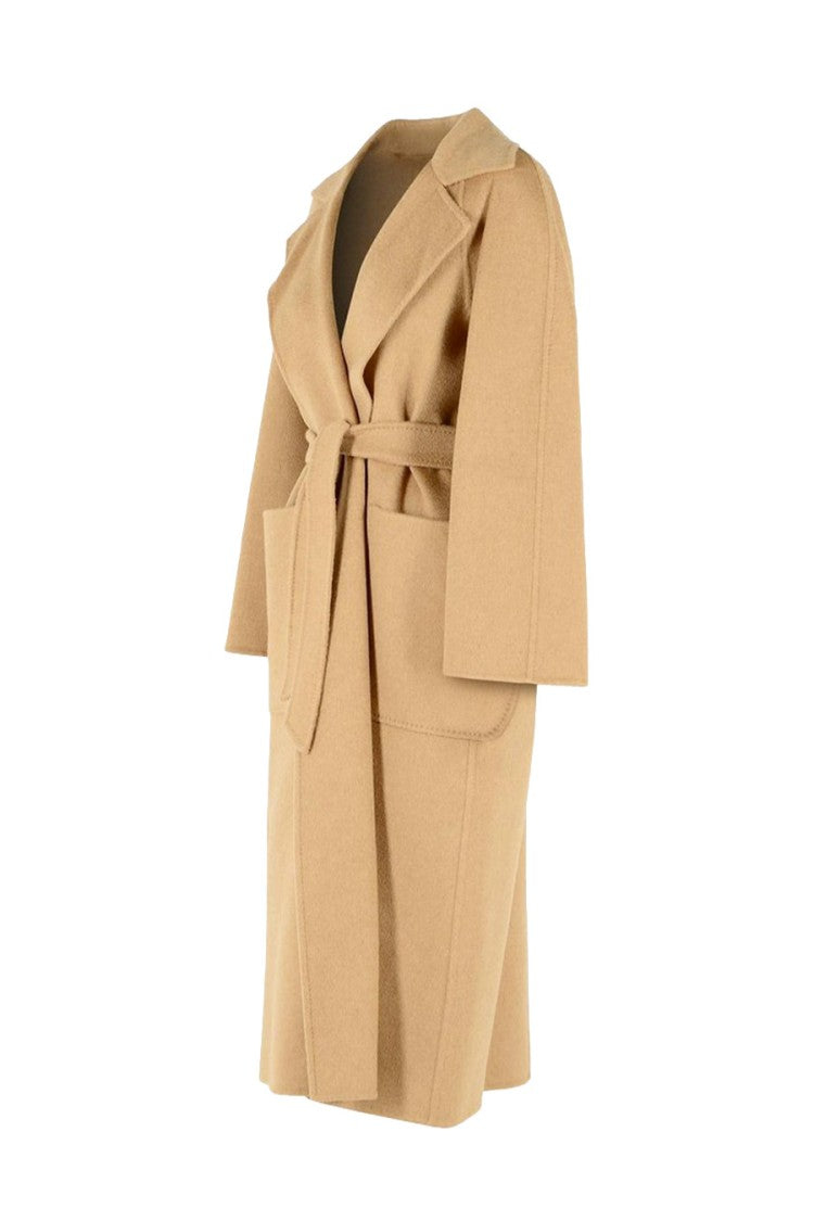 Max Mara Camel Mxmready Belted Wrap Camel Coat