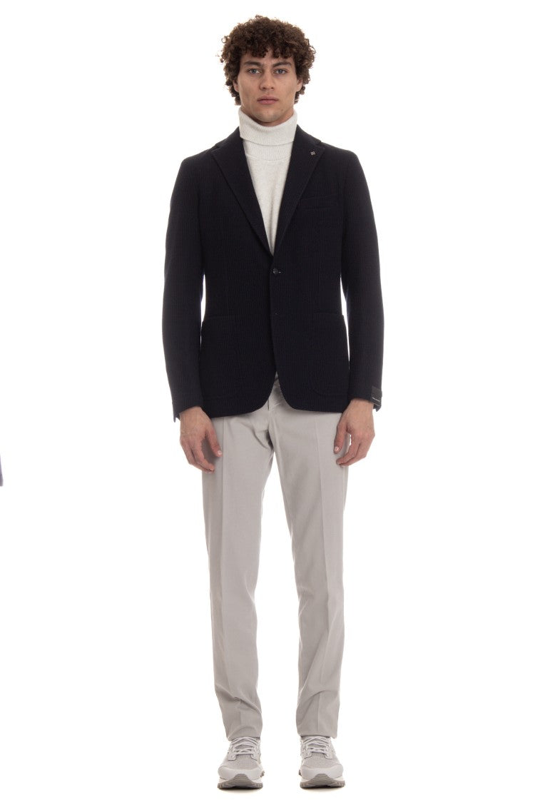Tagliatore Wool Jersey Jacket Mod. Montecarlo